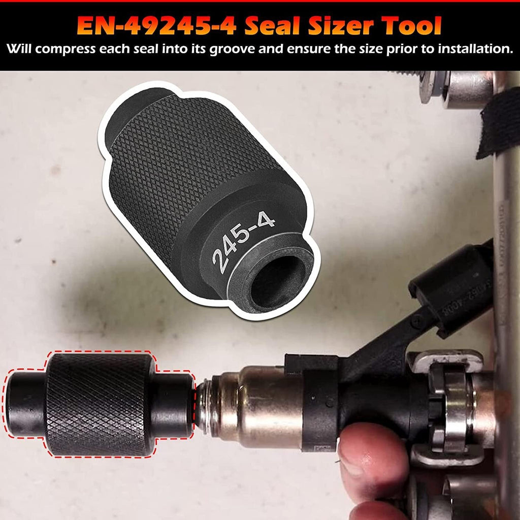 Fuel Injector Seal Install Tool Kit EN-49245 & EN-51105 For GM 245 Subaru Bosch