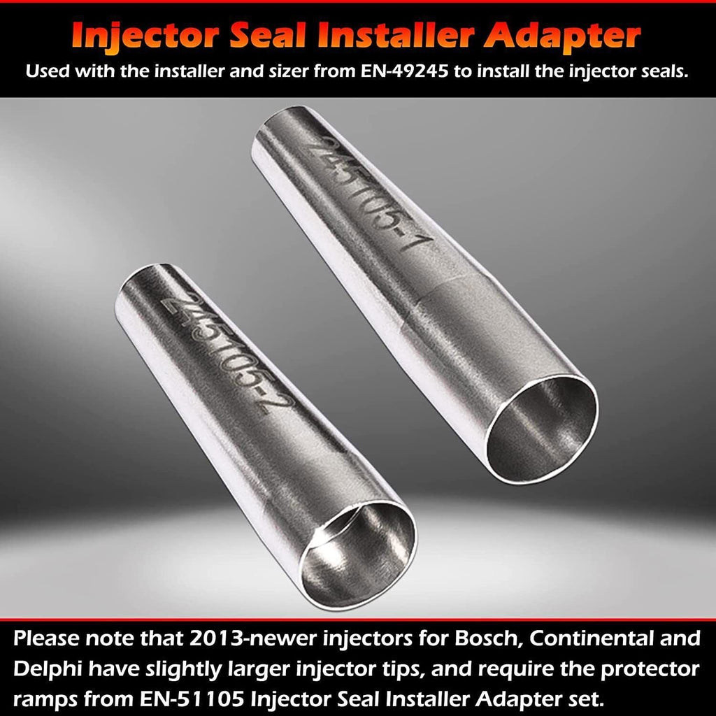Fuel Injector Seal Install Tool Kit EN-49245 & EN-51105 For GM 245 Subaru Bosch