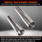 Fuel Injector Seal Install Tool Kit EN-49245 & EN-51105 For GM 245 Subaru Bosch