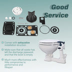 for Jabsco 29045-3000 Marine Manual Toilet Service Kit Fit for 29090-3 & 29120-3