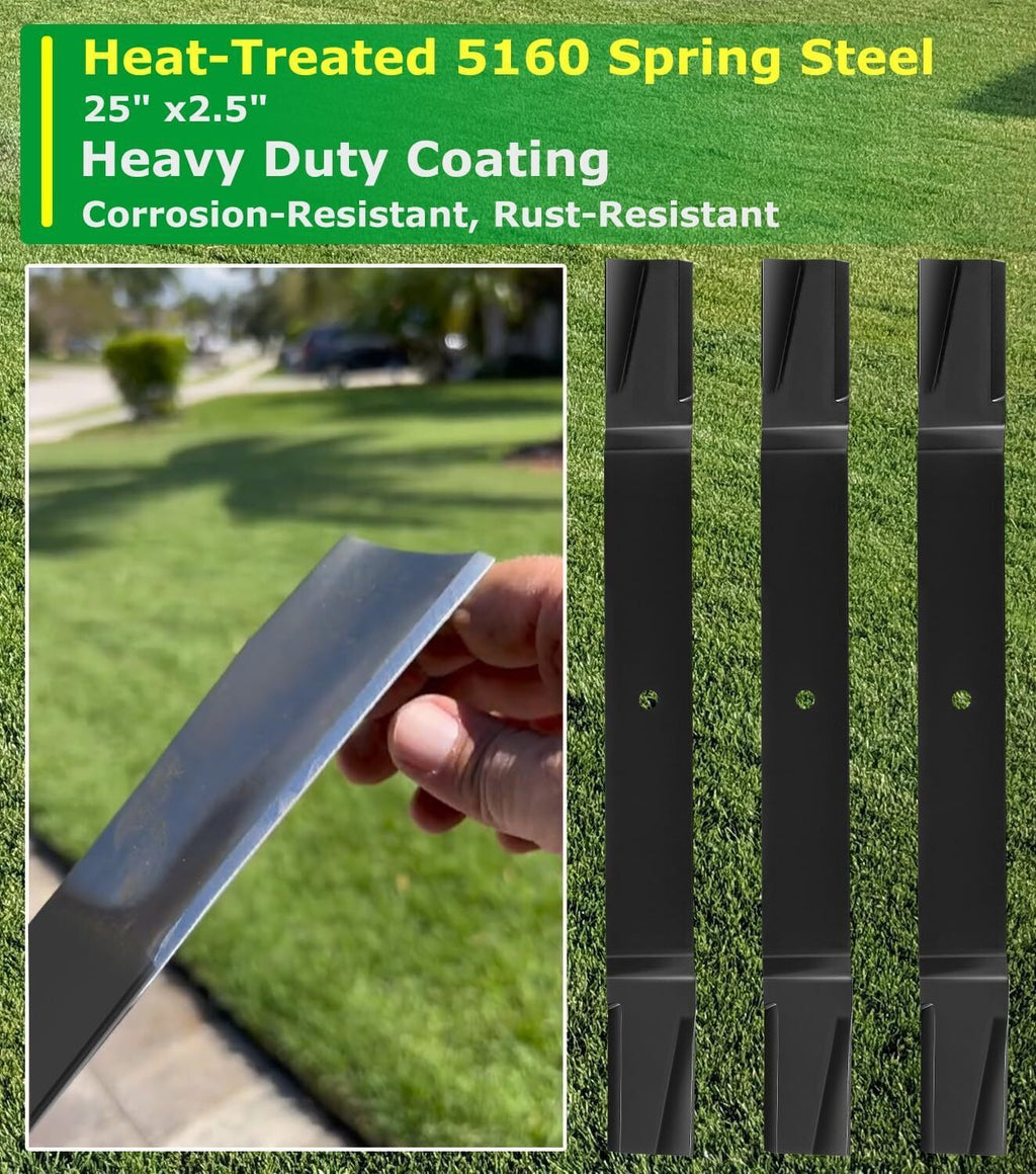 72" Finish Mower Blades for Bush Hog ATH720/RDTH720/FTH720 88773 82325 (3 Blade