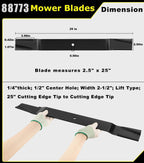 72" Finish Mower Blades for Bush Hog ATH720/RDTH720/FTH720 88773 82325 (3 Blade