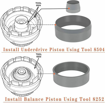 68RFE Transmission Underdrive Piston and Retainer Install Tool Similar T-3250-KM