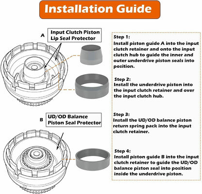 68RFE Transmission Underdrive Piston and Retainer Install Tool Similar T-3250-KM