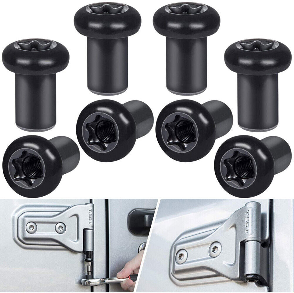 Door Hinge Nuts For Jeep Wrangler JK JKU JL JLU Gladiator JT 2/4-Door 2007-2021