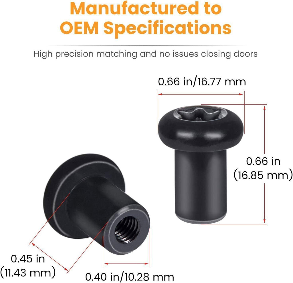 Door Hinge Nuts For Jeep Wrangler JK JKU JL JLU Gladiator JT 2/4-Door 2007-2021
