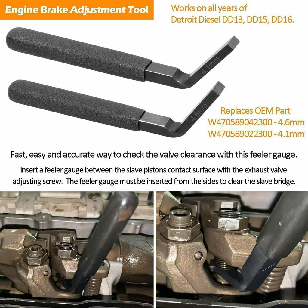 For Detroit Diesel DD15 Camshaft Timing Tool TDC Locating Pin & Engine Tool Kit