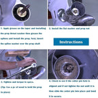 Propeller Hardware Kits Thrust Washer/Spacer/Nut for Yamaha Outboard 150-300HP