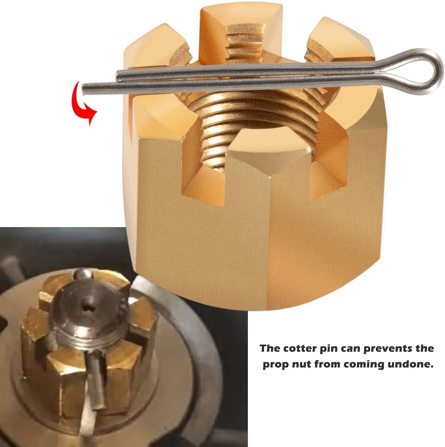 Propeller Hardware Kits Thrust Washer/Spacer/Nut for Yamaha Outboard 150-300HP