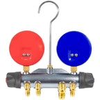 For Yellow Jacket 4-Valve 49968 Test and Charging Manifold Gauges R-22/404A/410A