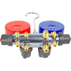 For Yellow Jacket 4-Valve 49968 Test and Charging Manifold Gauges R-22/404A/410A