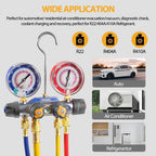 For Yellow Jacket 4-Valve 49968 Test and Charging Manifold Gauges R-22/404A/410A