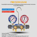 For Yellow Jacket 4-Valve 49968 Test and Charging Manifold Gauges R-22/404A/410A
