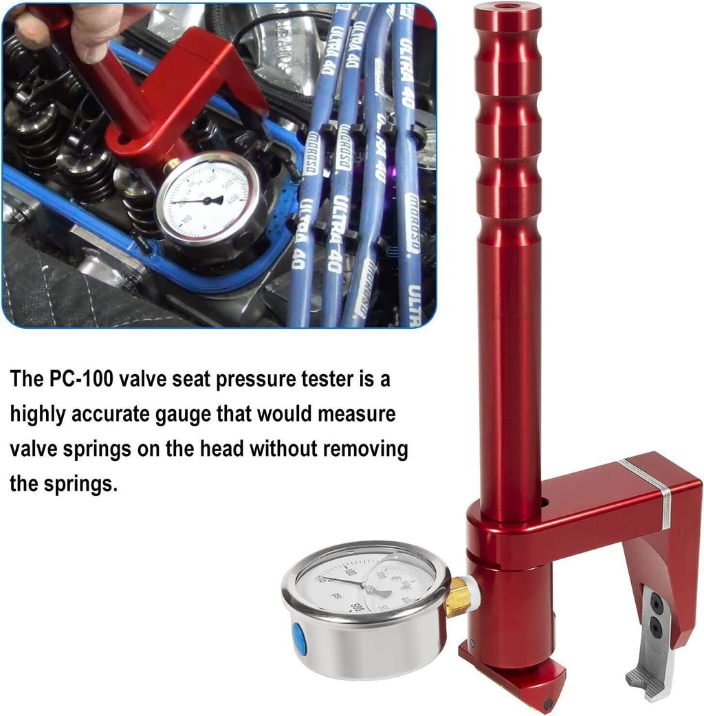 PC-100 Universal Valve Seat Pressure Tester Valve Spring Pressure Tester Gauge