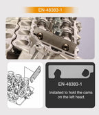 3x Camshaft Holding Retaining Tool EN48383 EN46105 for 2.8L 3.0L 3.6L V6 Engine