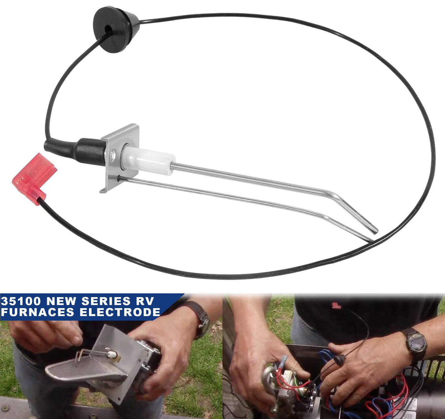 for Dometic 35100 Atwood Hydro Flame Furnace Electrode Assembly RV Motorhome Kit