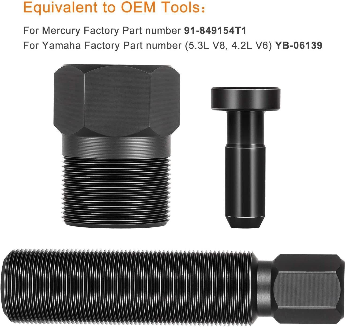 Flywheel Puller Flywheel Removal Tool 1.5" x16 For Mercury & Yamaha Outboard