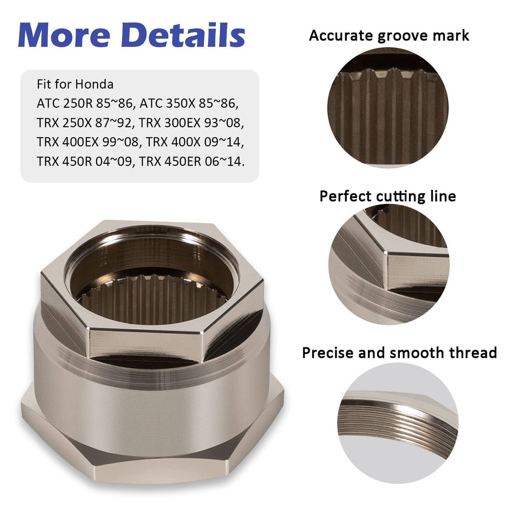 Rear Axle Lock Jam Sleeve Nut Clip for Honda TRX400EX 400EX 400 400X 450R 450