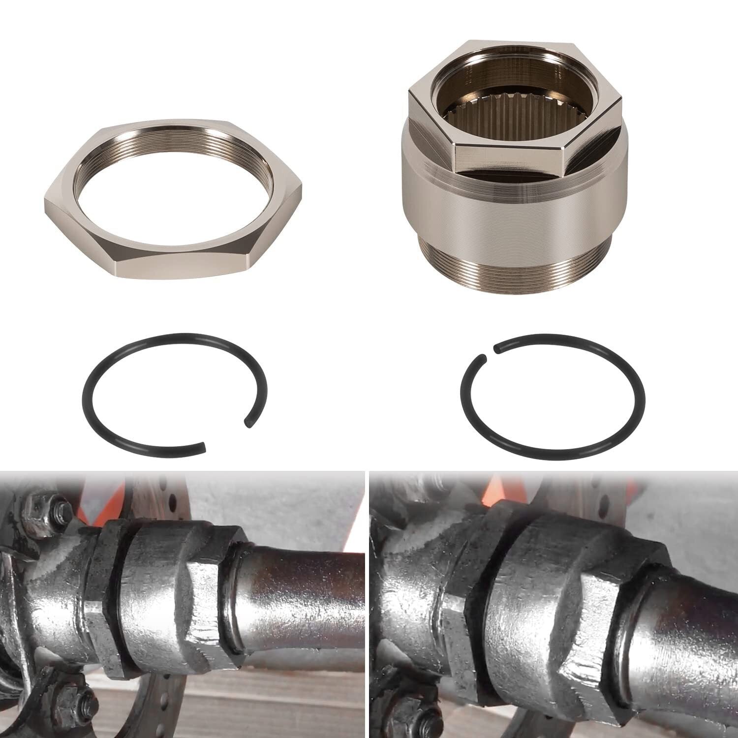 Rear Axle Lock Jam Sleeve Nut Clip for Honda TRX400EX 400EX 400 400X 450R 450