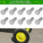 JD16 Front Wheel Hub Lug Bolts 9/16-18 x 1-1/8" Fit for John Deere Tractor 10PCS
