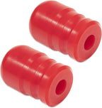 1-1303 Polyurethane Front Bump Stop for 2007-2018 Jeep Wrangler JK/JKU 2pcs Red