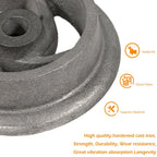 4PCS Cast Iron Cart Wheels Caster Set for Large Model Mine Ore Car Mining 7 1/4"