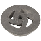 4PCS Cast Iron Cart Wheels Caster Set for Large Model Mine Ore Car Mining 7 1/4"