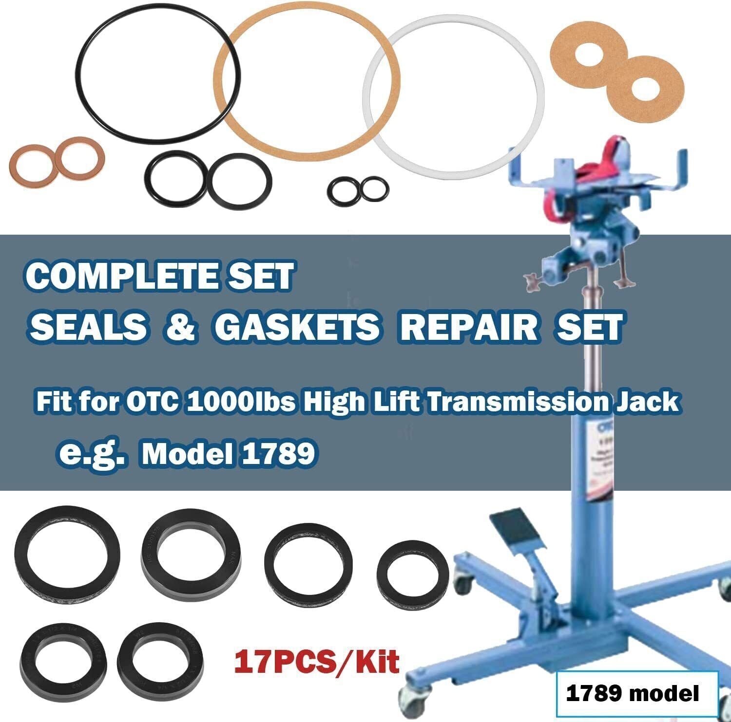 Floor Jack Replacement Seal Repair Rebuild Kit For 1789 High Lift Transmission