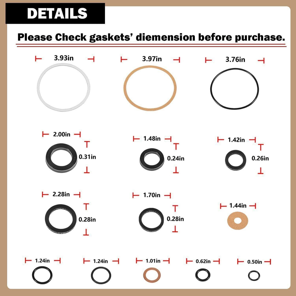 Floor Jack Replacement Seal Repair Rebuild Kit For 1789 High Lift Transmission