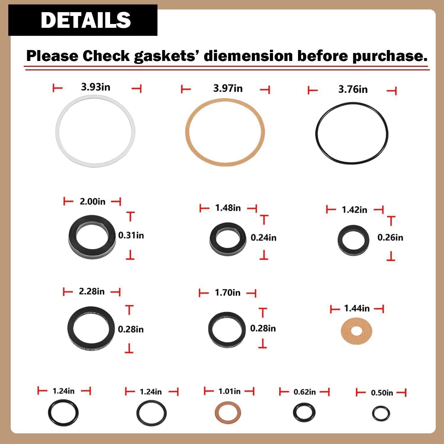 Floor Jack Replacement Seal Repair Rebuild Kit For 1789 High Lift Transmission