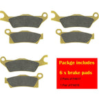 For Can-Am Outlander 450 570 650 850 1000 EFI XT XMR DPS Front & Rear Brake Pad