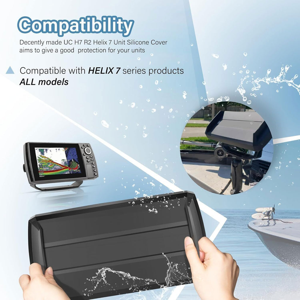 780044-1 UC H7 R2 Helix 7 Unit Cover Silicone for Humminbird Helix with 7 Series