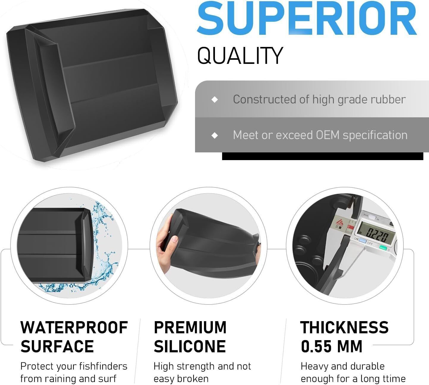 780044-1 UC H7 R2 Helix 7 Unit Cover Silicone for Humminbird Helix with 7 Series