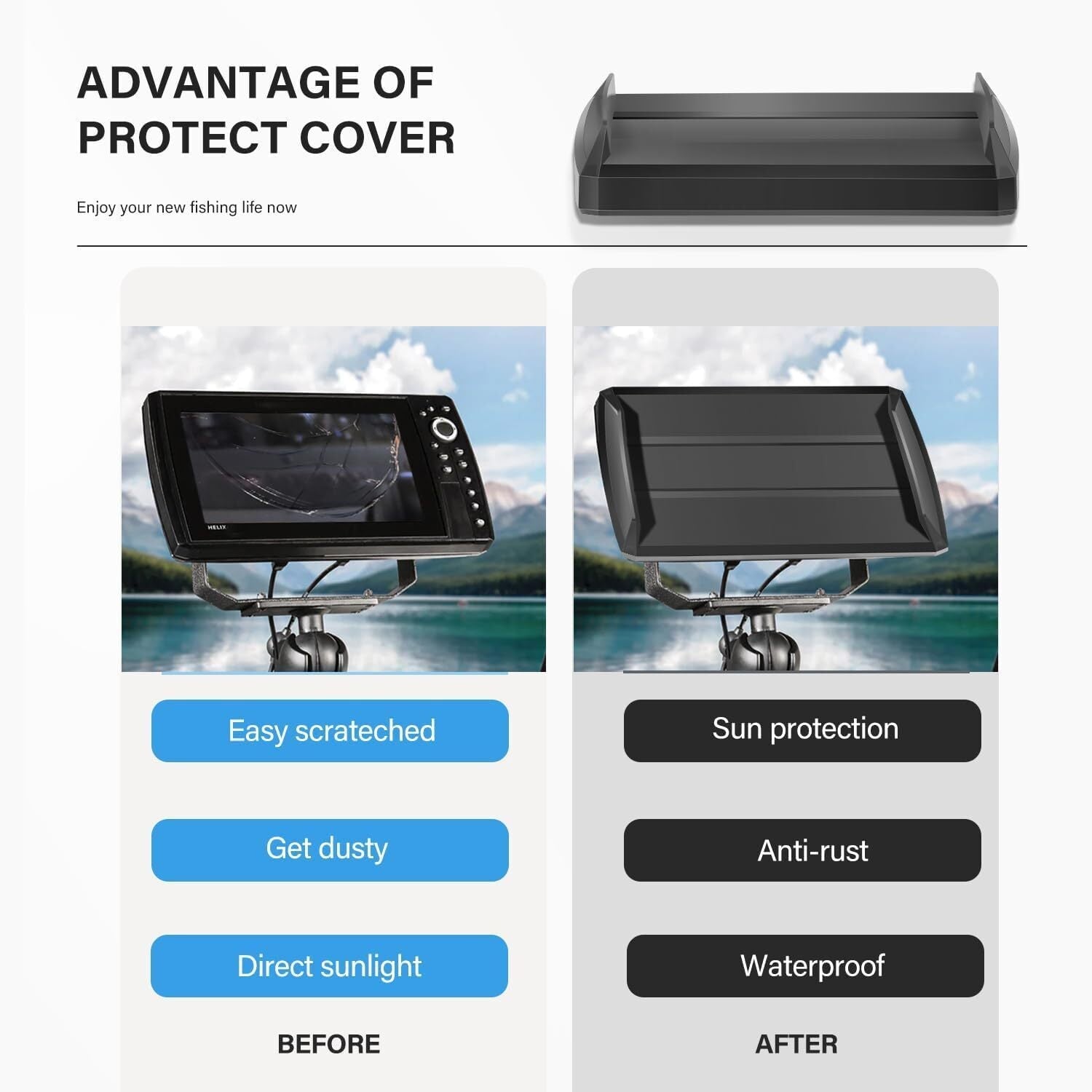 780044-1 UC H7 R2 Helix 7 Unit Cover Silicone for Humminbird Helix with 7 Series