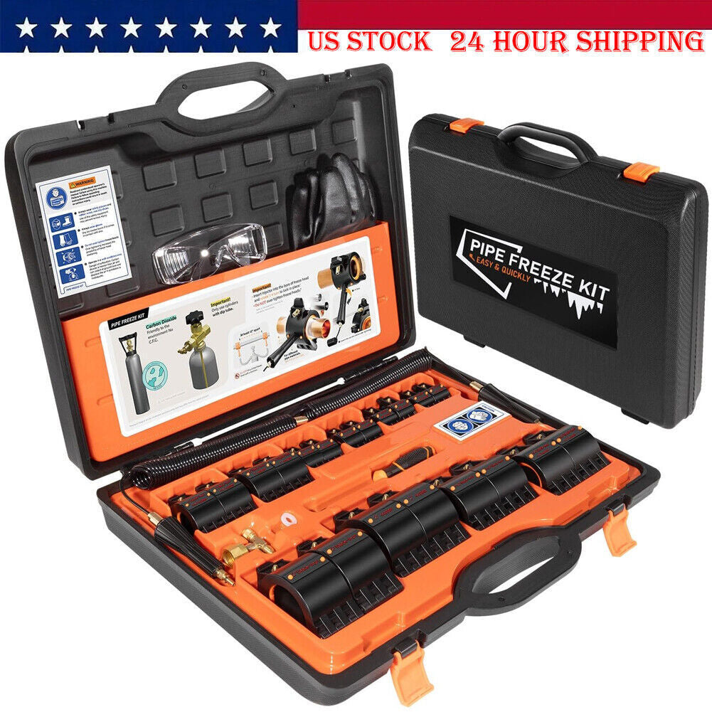 CST2 General Cold-Shot Pipe Freeze Kit, Small, Black and Orange