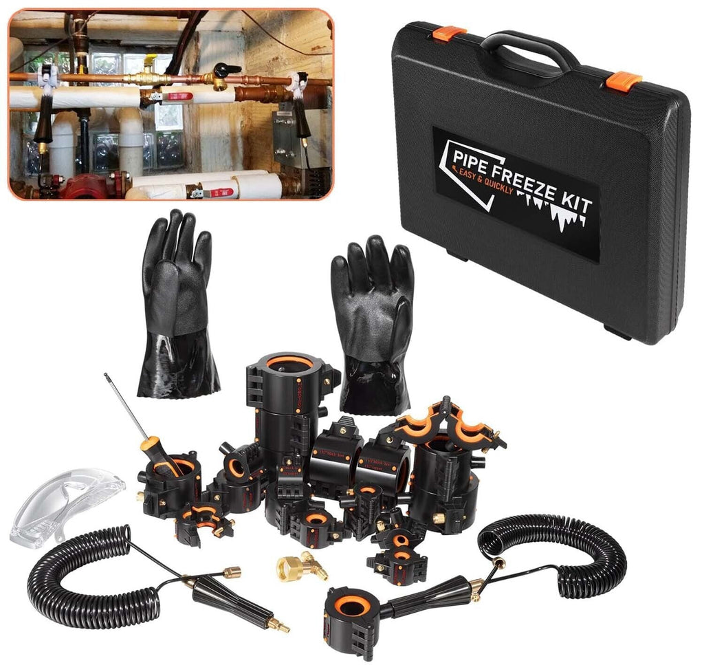 CST2 General Cold-Shot Pipe Freeze Kit, Small, Black and Orange
