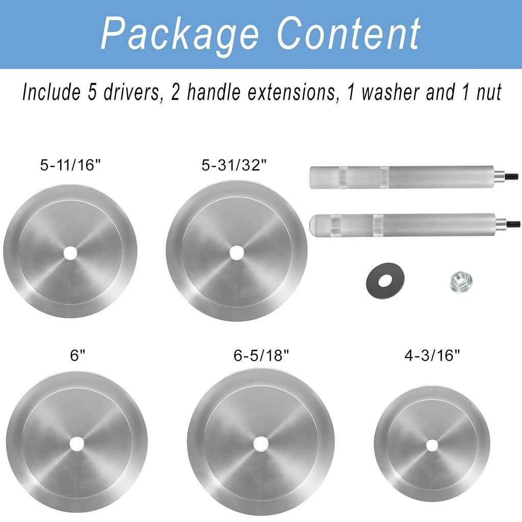 61850 Truck Hub Seal Installer Set for Class 7 & 8 M Duty & Road Trucks Trailers