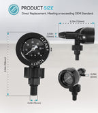 Jandy Filter Pressure Gauge and Air Relief Assembly R0357200