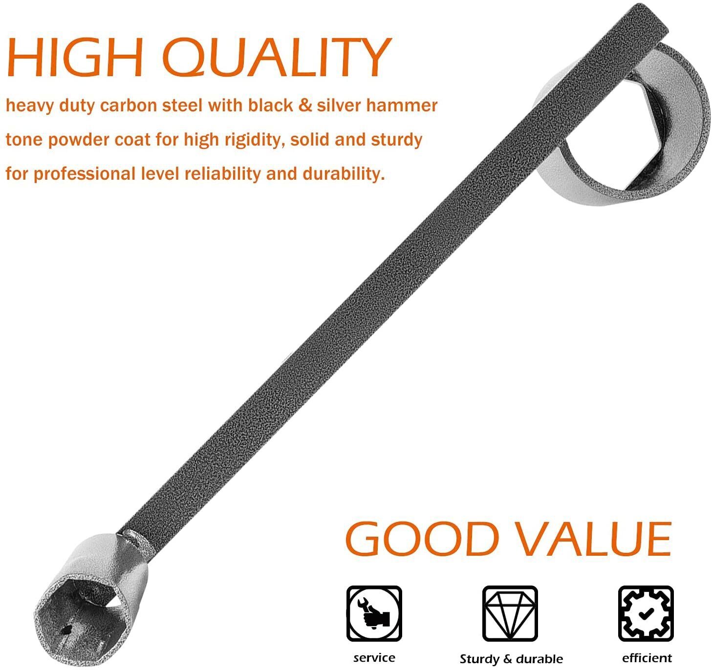 For MerCruiser Bravo 3 III Propeller Wrench 8M0129074 Steel Dual Hex Prop Wrench