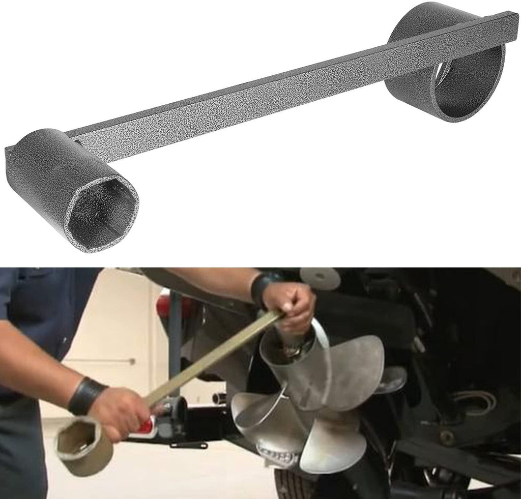 For MerCruiser Bravo 3 III Propeller Wrench 8M0129074 Steel Dual Hex Prop Wrench