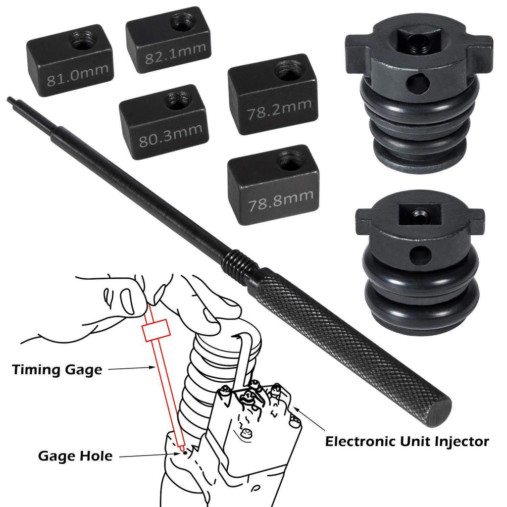 Injector Sleeve Installer Remover & Height Gauge Tool Kits for Detroit Diesel 60