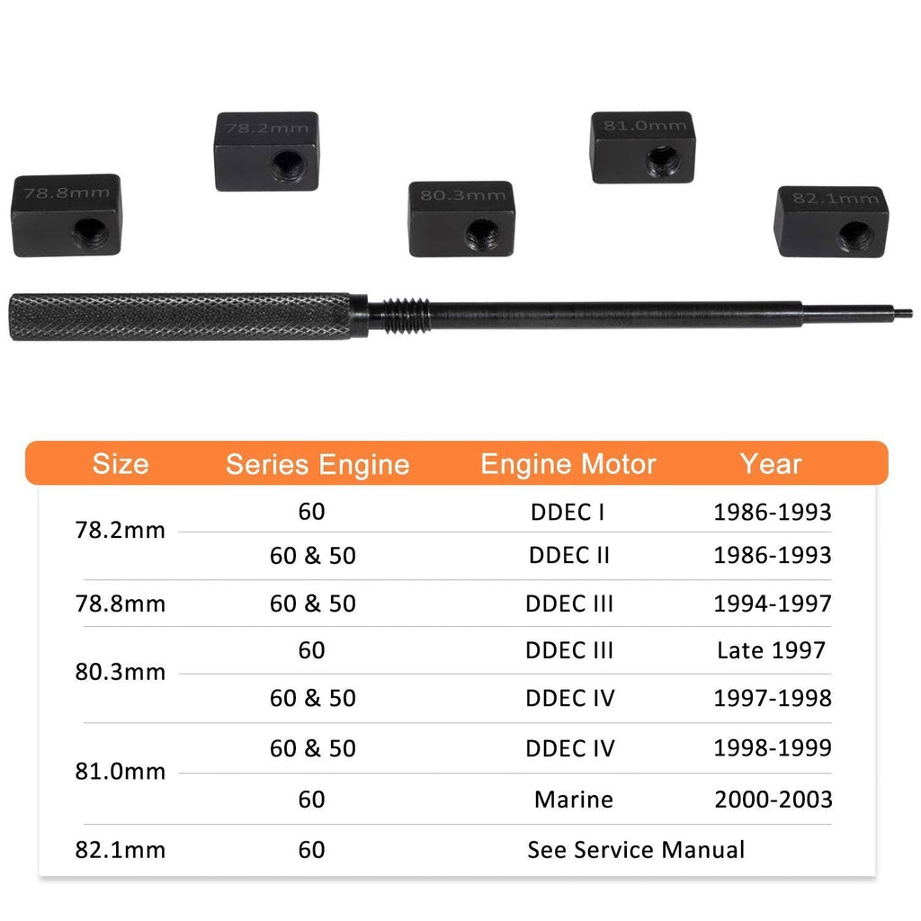 Injector Sleeve Installer Remover & Height Gauge Tool Kits for Detroit Diesel 60