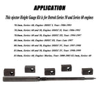 Injector Sleeve Installer Remover & Height Gauge Tool Kits for Detroit Diesel 60