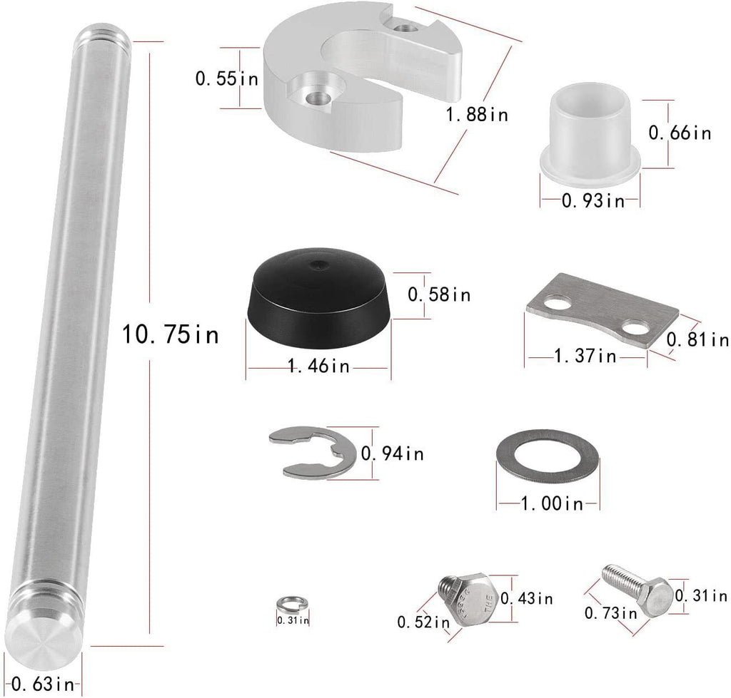 MerCruiser Alpha 1 Gen 2 Trim Cylinder Pin Cap Bushing Hardware Kit SEI 9B-116B