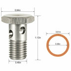 For Ford Powerstroke 6.0 6.4L Diesel Fuel Banjo Bolt Ultra High Flow Upgrade