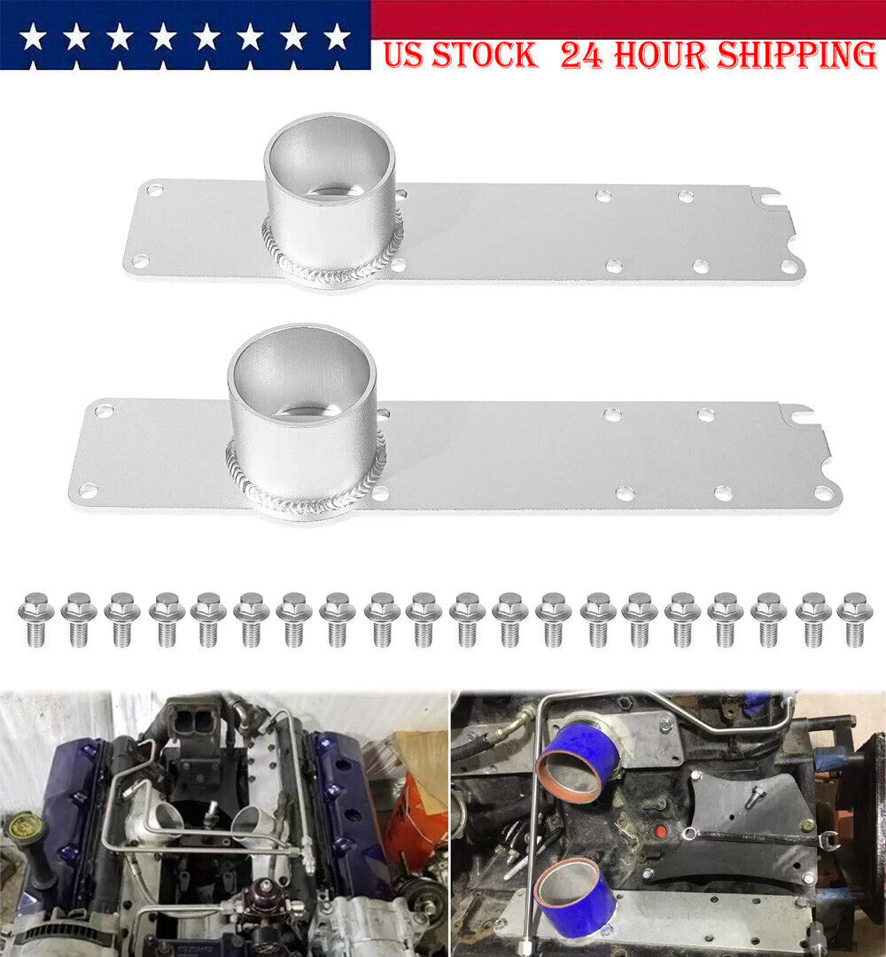 For 1996-2003 Ford 7.3L Intake Manifold with Powerstroke Plenum Bolt Aluminum 3"
