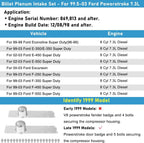 For 1996-2003 Ford 7.3L Intake Manifold with Powerstroke Plenum Bolt Aluminum 3"