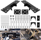 C-Notch Rear Support & 6" Drop Flip Kit for 99-07 Chevy Silverado C1500 GMC Sier