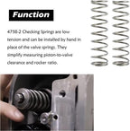 4758-2 Checking Springs Low Tension Replace Valve Spring 2Pcs/Set