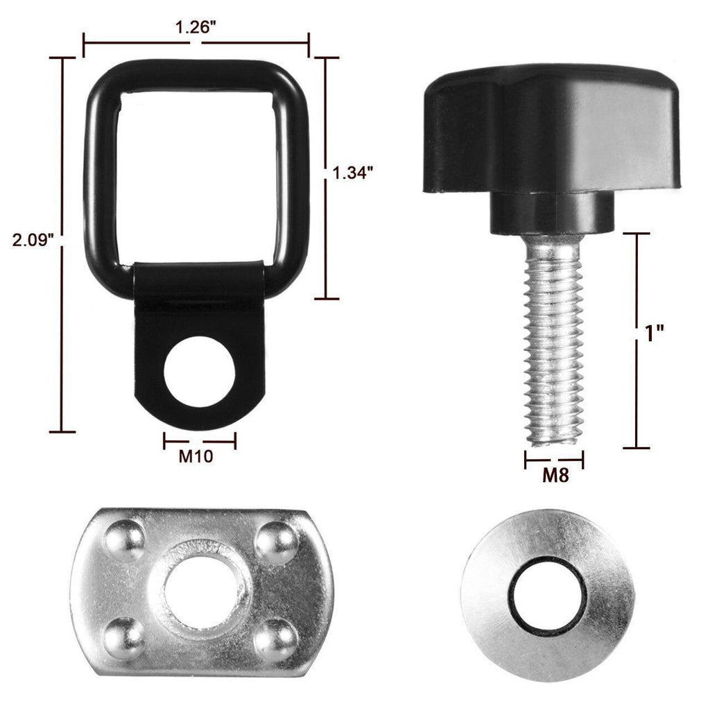 2007-2018 Jeep Wrangler JK Hardtop Quick-Release Bolt Kit